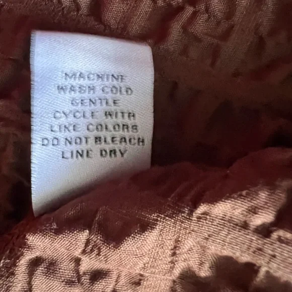 NWT Habitat Button Front Textured Sz L Lightweight Jacket in Choco Brown Artsy - Picture 8 of 12